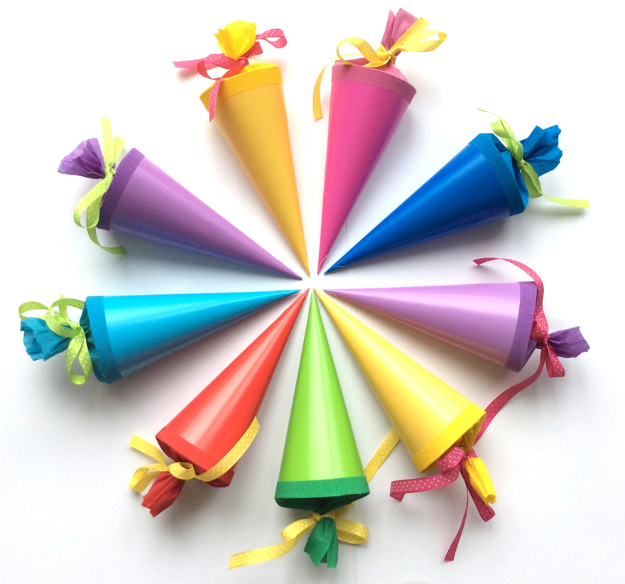 Zuckertüte nicht nur zur Einschulung Mitgebsel für die Einschulparty Zuckertüte nicht nur zur Einschulung Mitgebsel für die Einschulparty